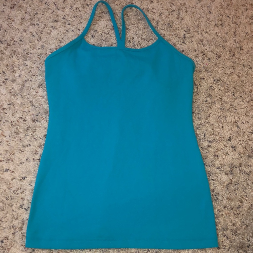 Light blue lululemon tank top. Size 6